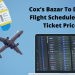 Cox's Bazar To Dhaka Flight Schedule & Air Ticket Price