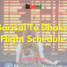 Barisal To Dhaka Flight Schedule