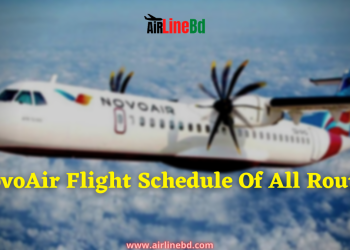 NovoAir Flight Schedule Of All Route